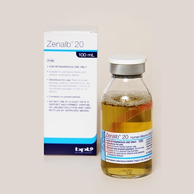 ZENALB %20 100 mL IV infüzyonluk çözelti